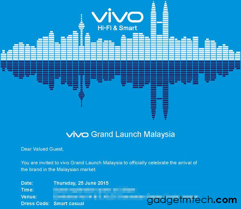 vivo Grand Launch Invitation