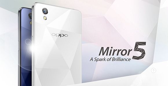 OPPO announces the Mirror 5, the little brother to the R1x