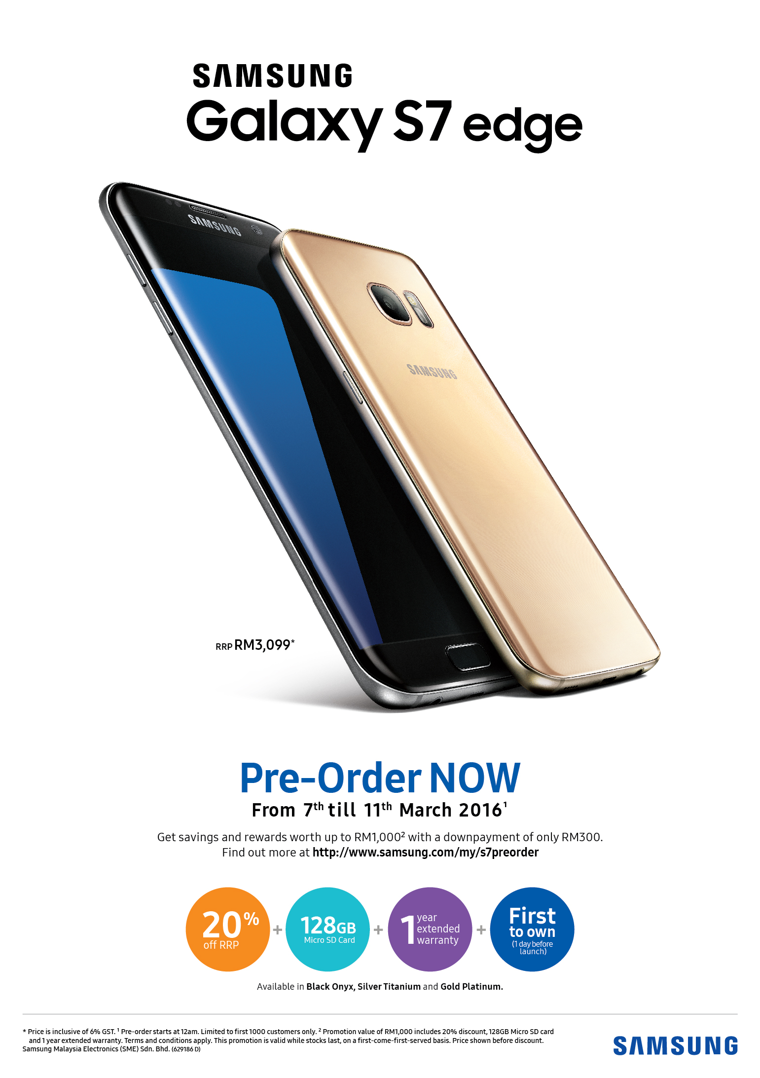 Samsung Galaxy S7 edge Pre-order Promotion