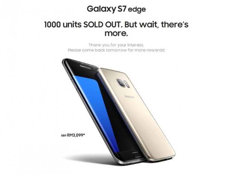 Samsung Galaxy S7 edge Second Pre-Order Session