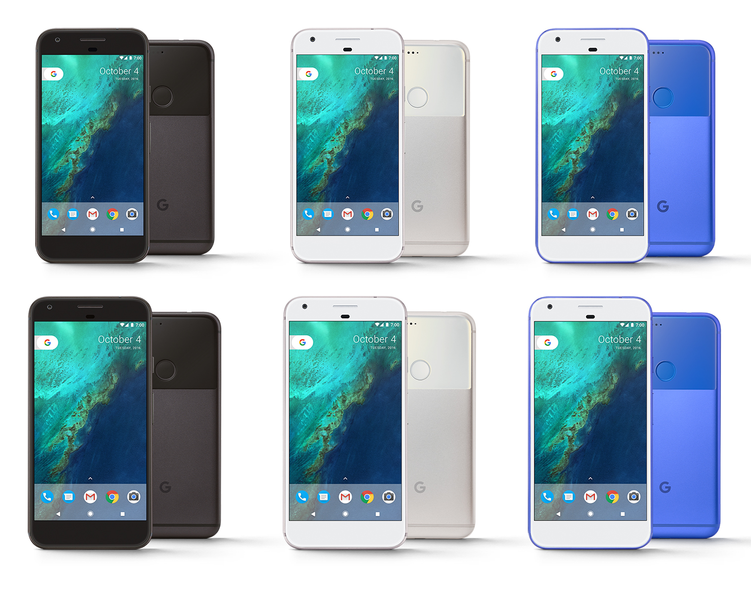 Google Pixel and Pixel XL Colors