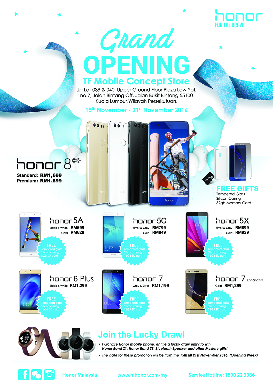 TF Mobile and Honor Malaysia Promotion