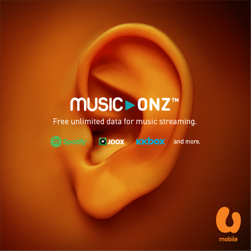 U Mobile Now Offers Unlimited Music Streaming with Music-Onz