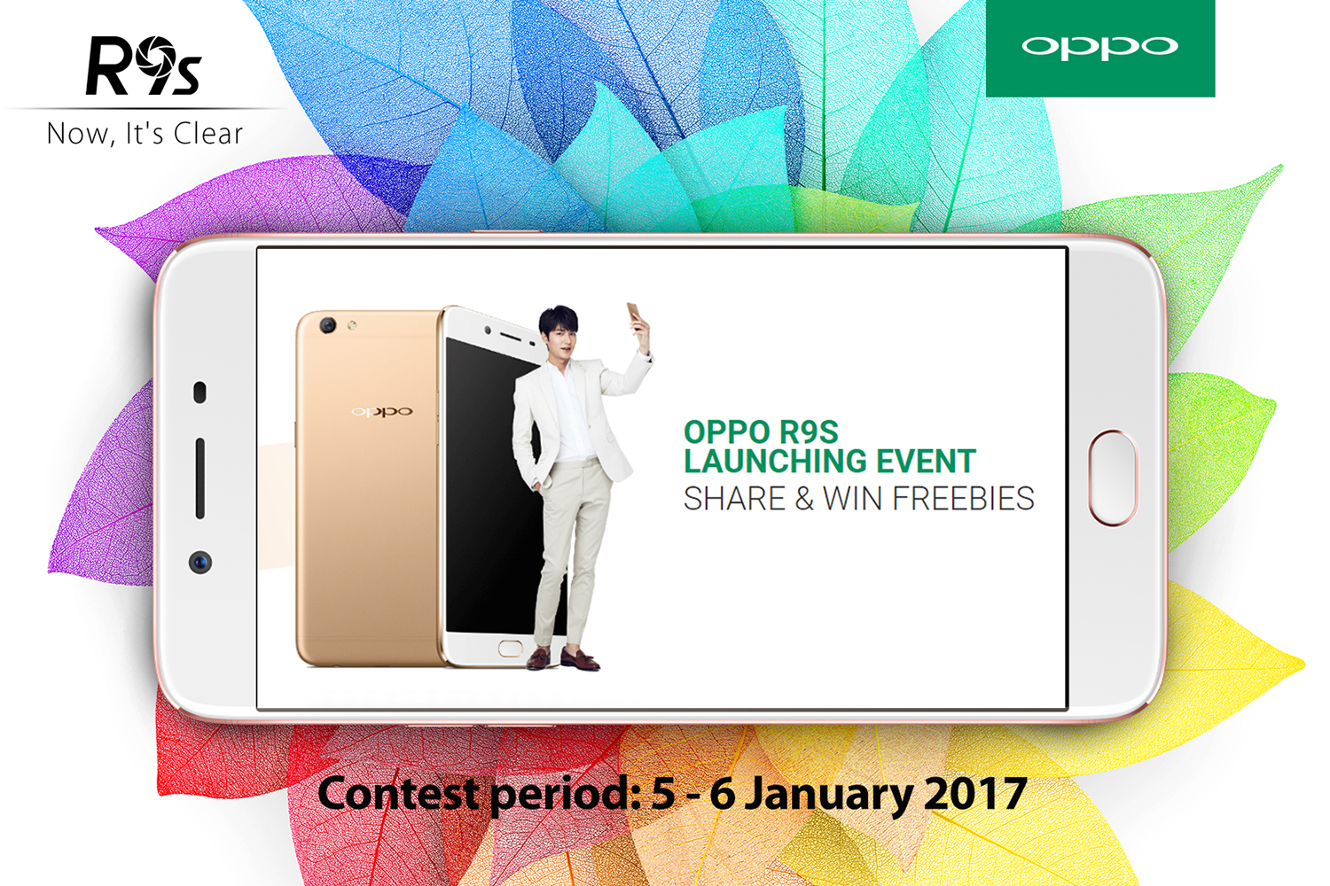 Watch the OPPO R9s Launch Live and Win Prize