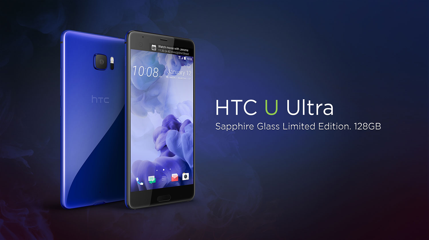 HTC U Ultra Sapphire Glass Edition Now in Malaysia