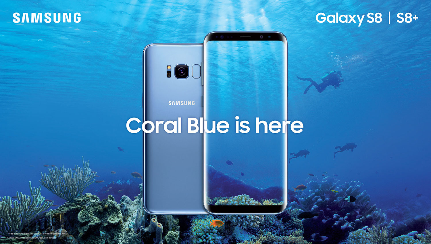 Samsung Galaxy S8 and S8+ Now Available in Coral Blue