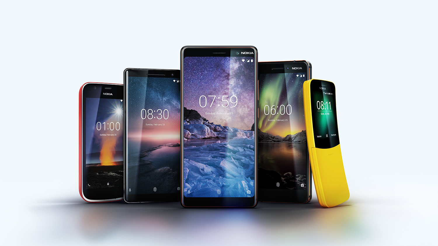 MWC 2018: HMD Global Unveils Five New Nokia Phones