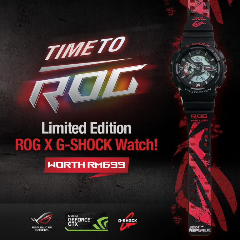 Here's How You Get the Limited Edition ASUS ROG x GShock Watch