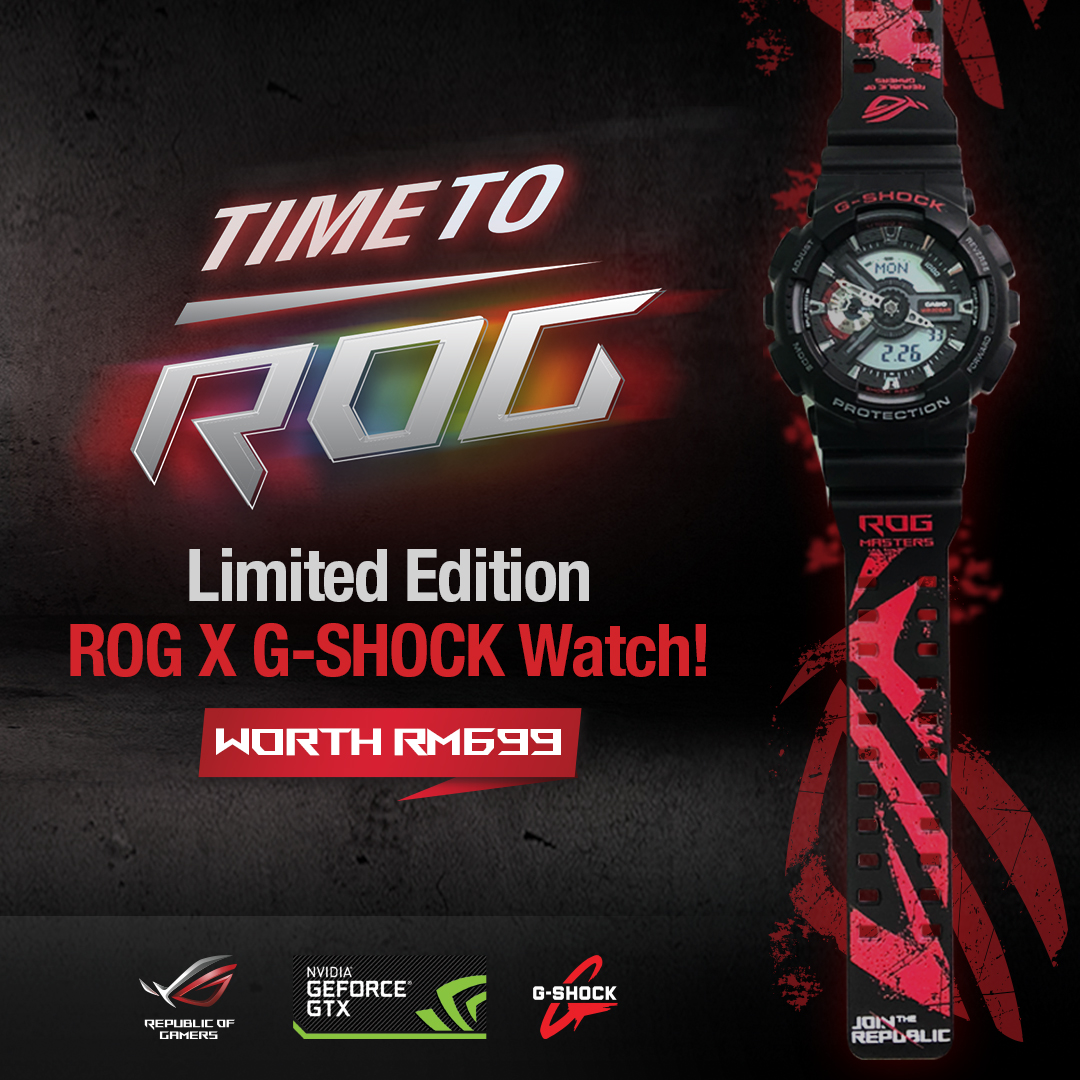 Here’s How You Get the Limited Edition ASUS ROG x G-Shock Watch