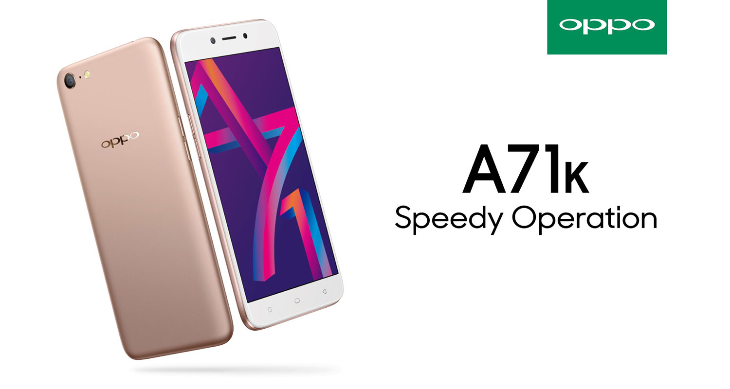 OPPO A71k Now Available in Malaysia