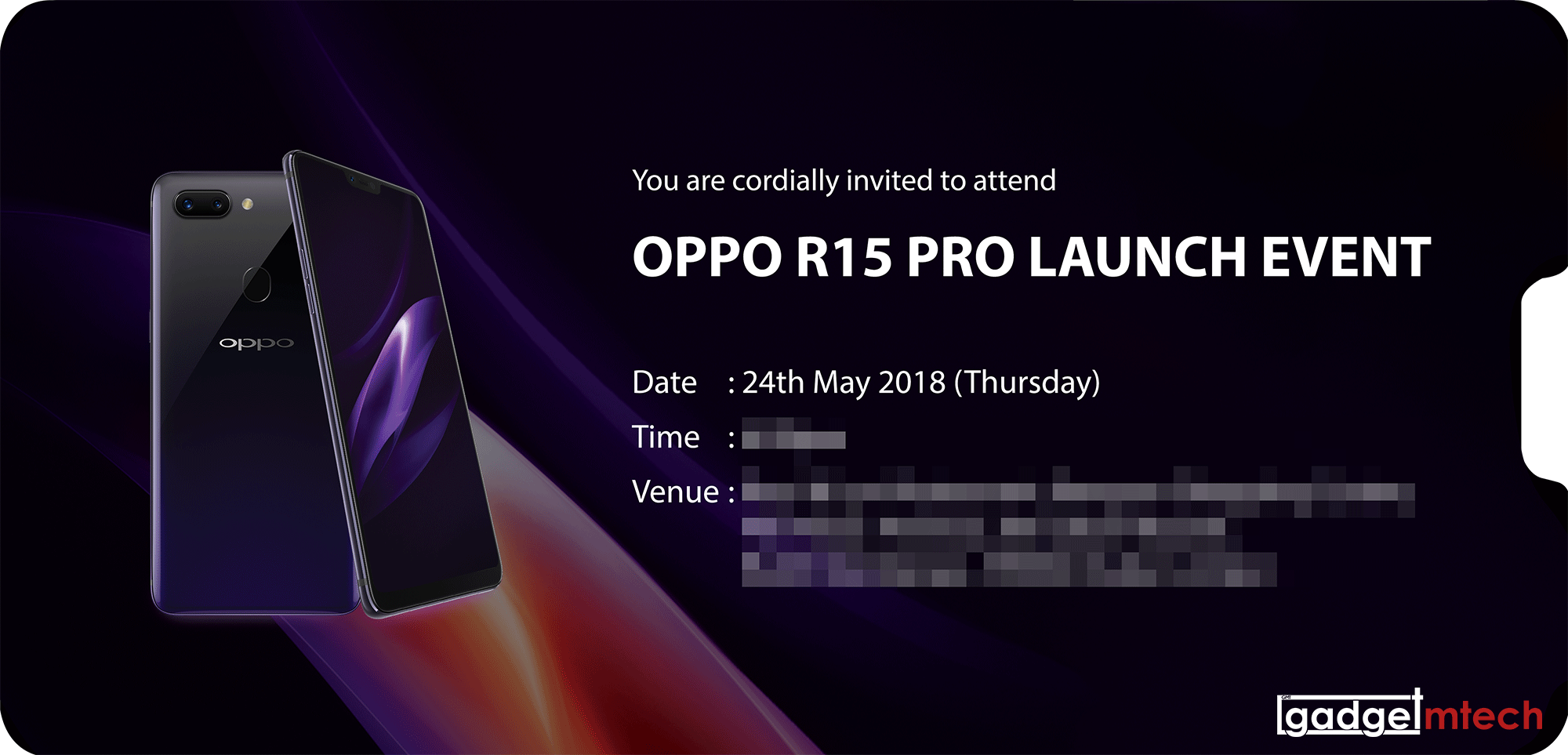 OPPO R15 Pro Malaysia Media Invite