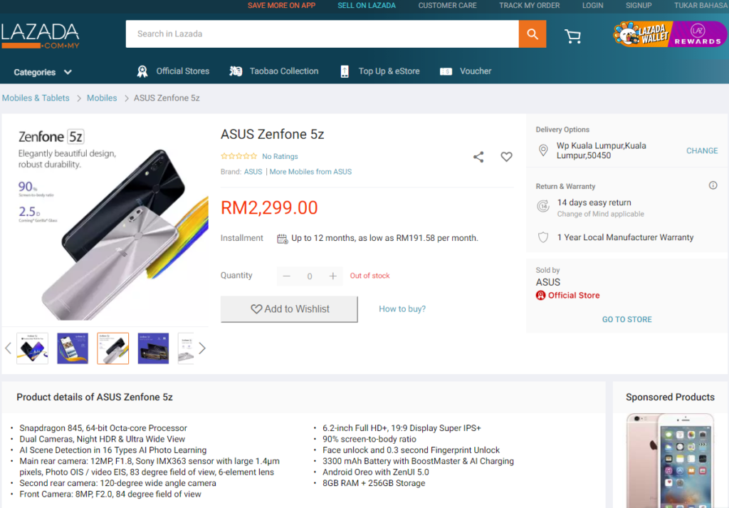 ASUS ZenFone 5Z Price Leak_2