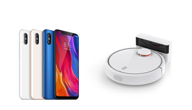 Xiaomi Mi 8 and Mi Robot Vacuum Malaysia