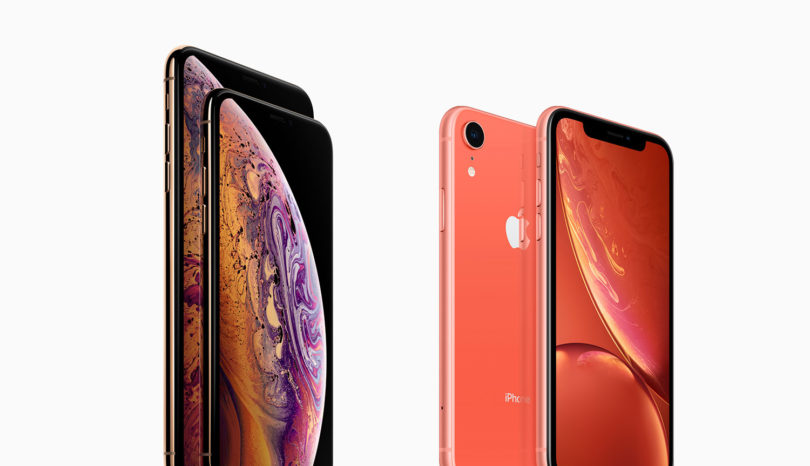 Apple iPhone Xs, Xs Max, and XR