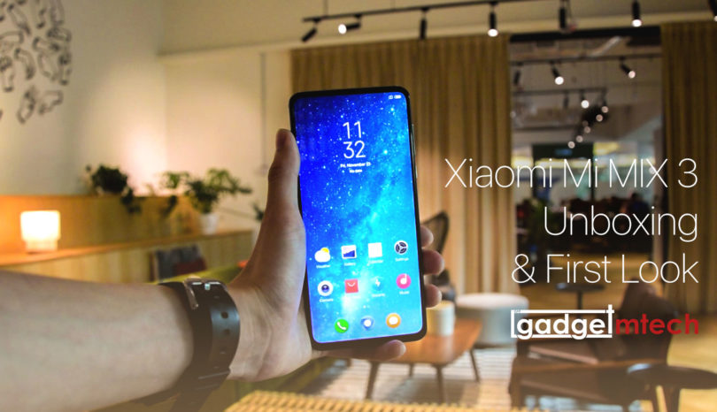 Xiaomi Mi MIX 3 Unboxing & First Look_Cover Photo