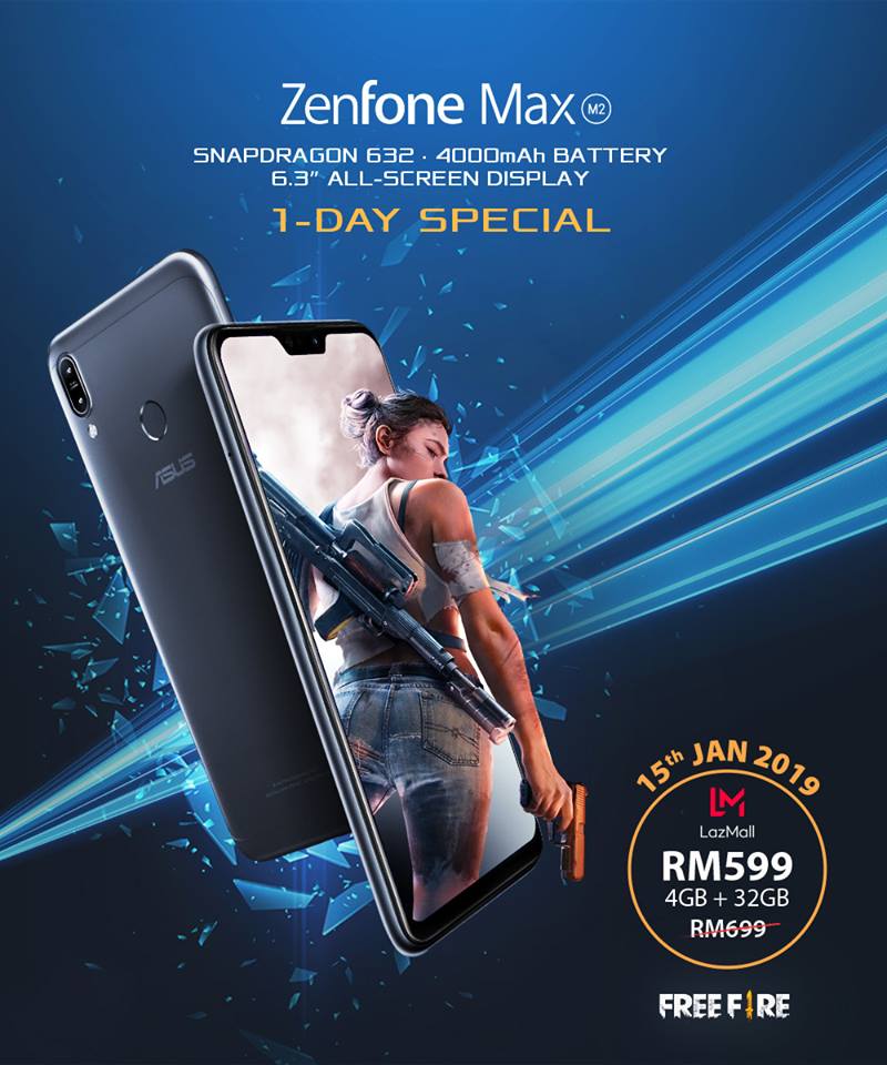 ASUS ZenFone Max (M2) Lazada Offer