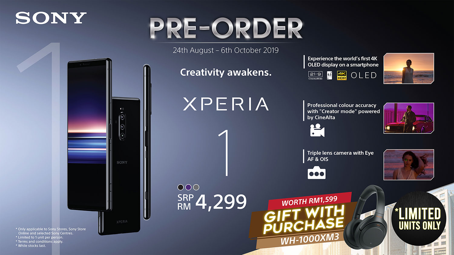 Sony Xperia 1 Pre-Order