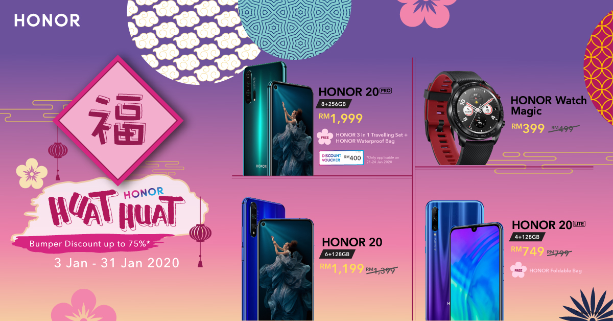 HONOR Malaysia Celebrates CNY with HUAT HUAT Deals
