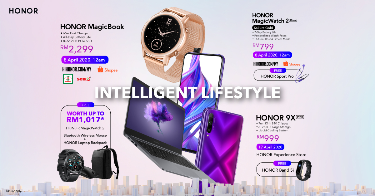 HONOR Malaysia Launches Intelligent Lifestyle Products