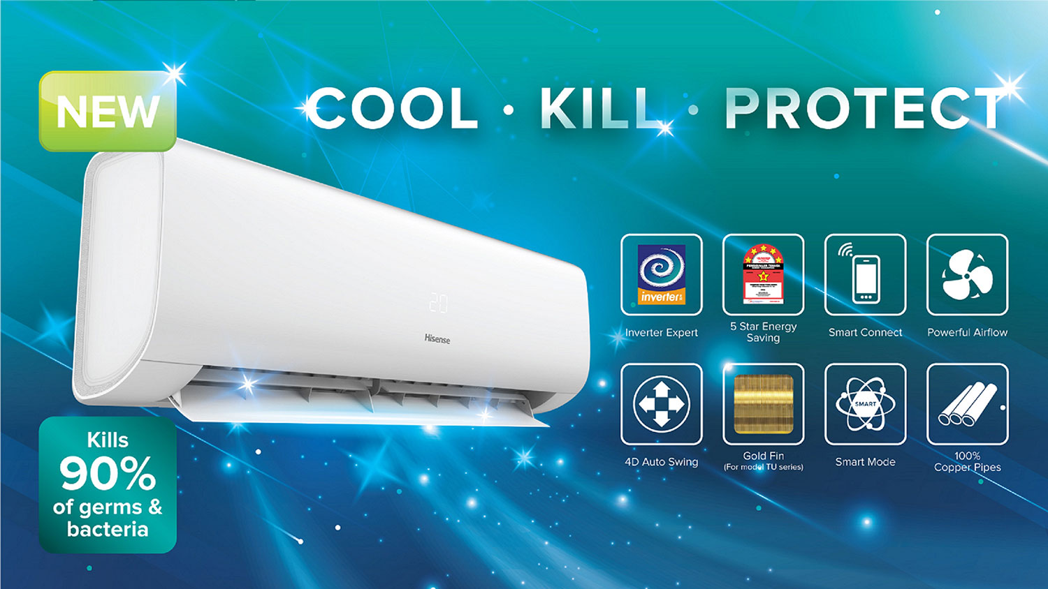 Hisense R32 Inverter Air Conditioner (AI10TUGS)