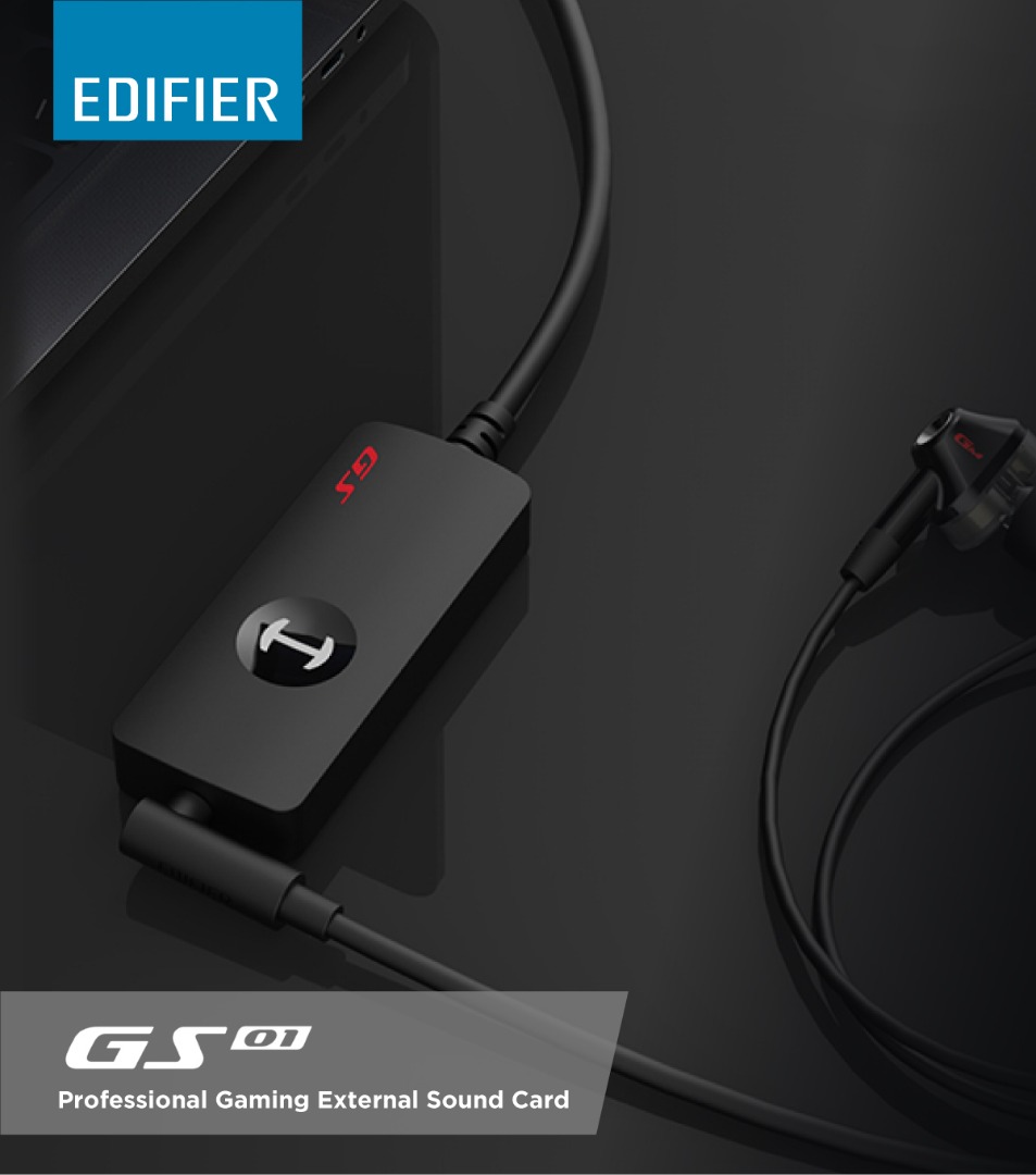Edifier GS01 and GS02 Professional Gaming Sound Card Now Available