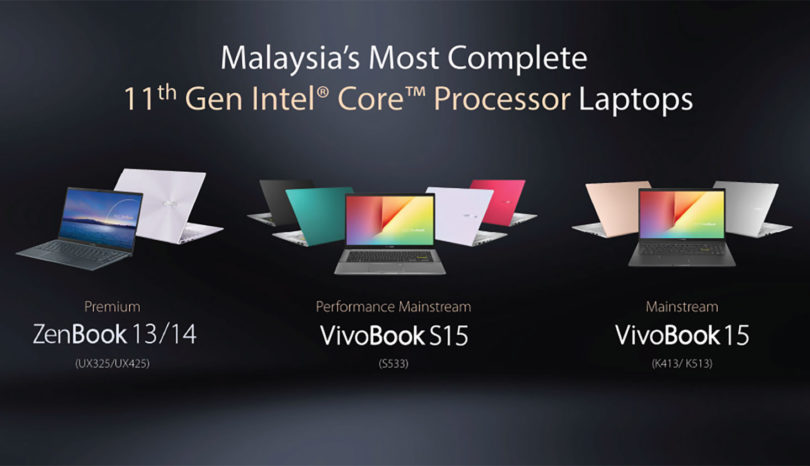 ASUS 11th Gen Intel Core Processor Laptops