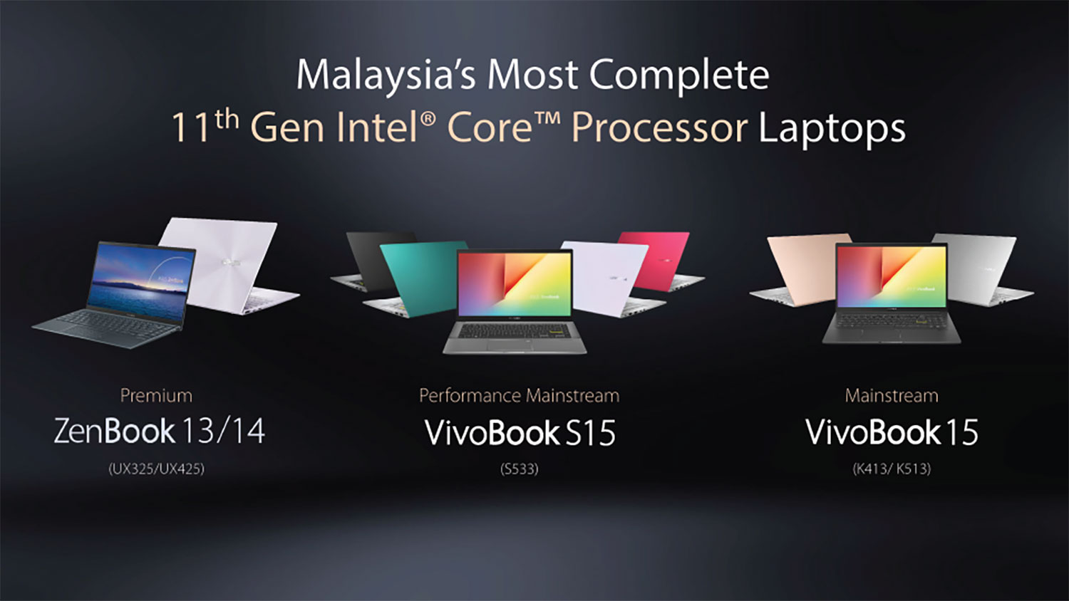 ASUS 11th Gen Intel Core Processor Laptops