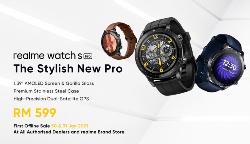 realme Watch S Pro Officially Introduced in Malaysia