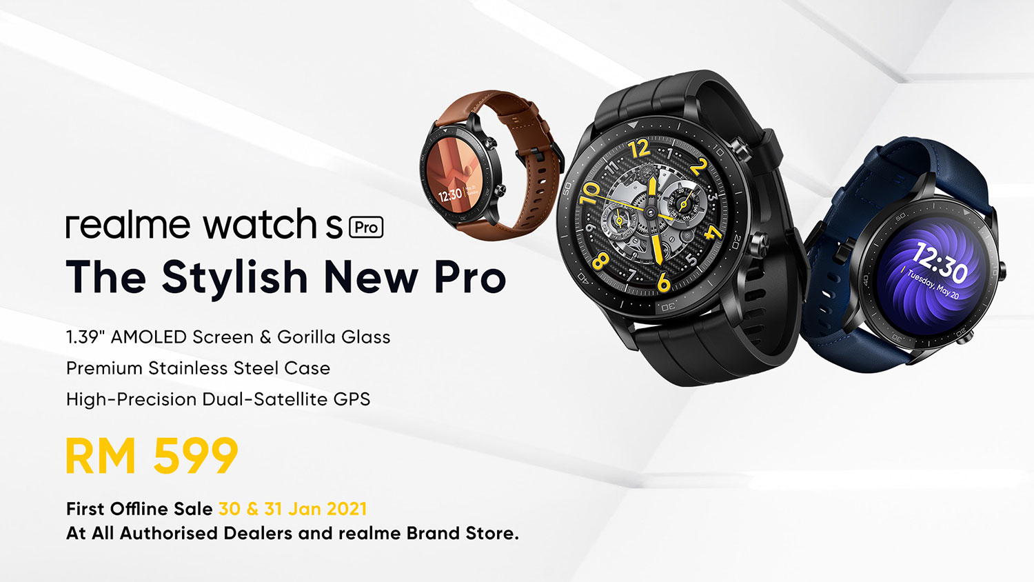 realme Watch S Pro Officially Introduced in Malaysia