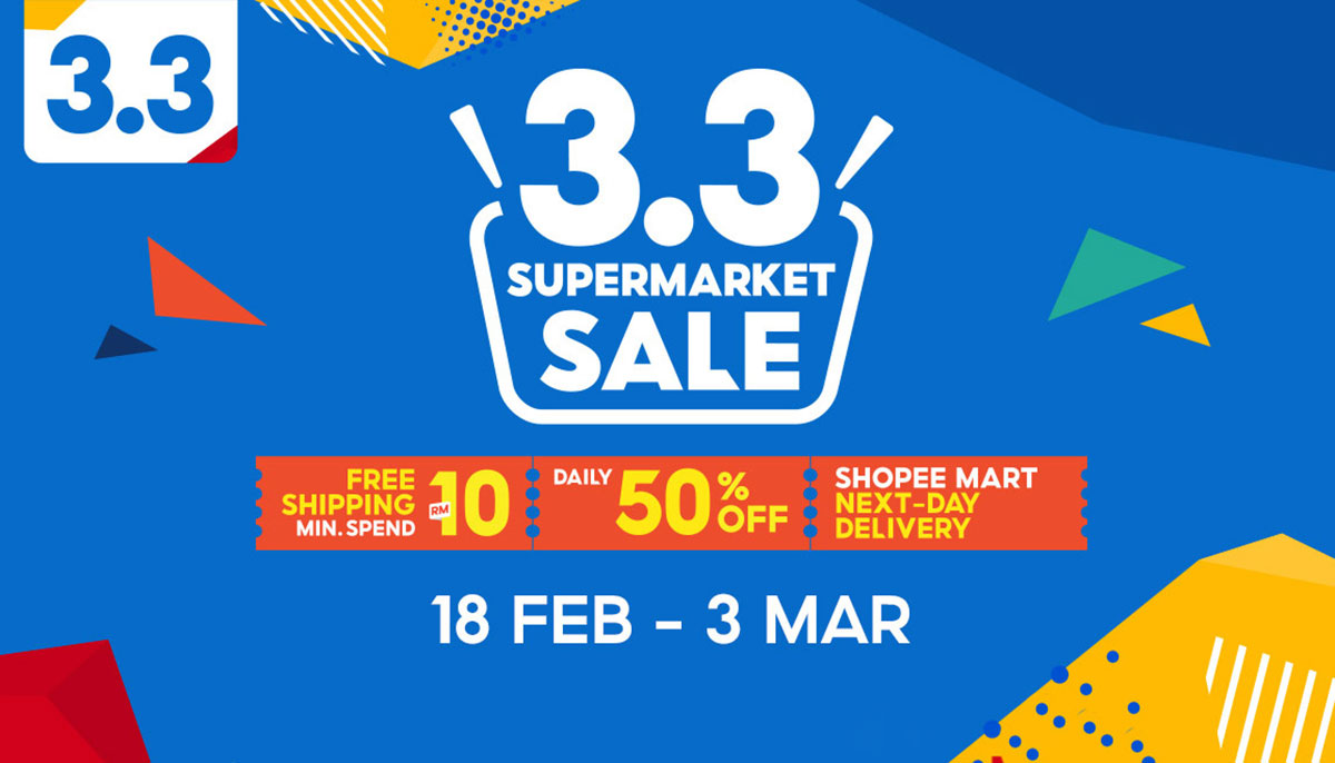 Shopee Offers Next-Day Delivery This 3.3 Supermarket Sale