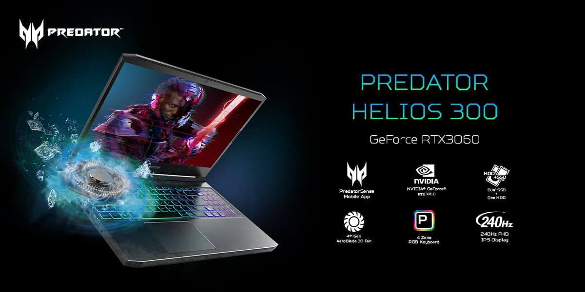Acer Malaysia Refreshed Predator Helios 300 and Nitro 5 — GadgetMTech