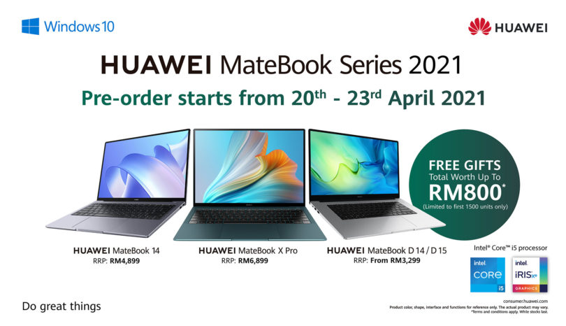 HUAWEI MateBook Series 2021 Officially Launched in Malaysia