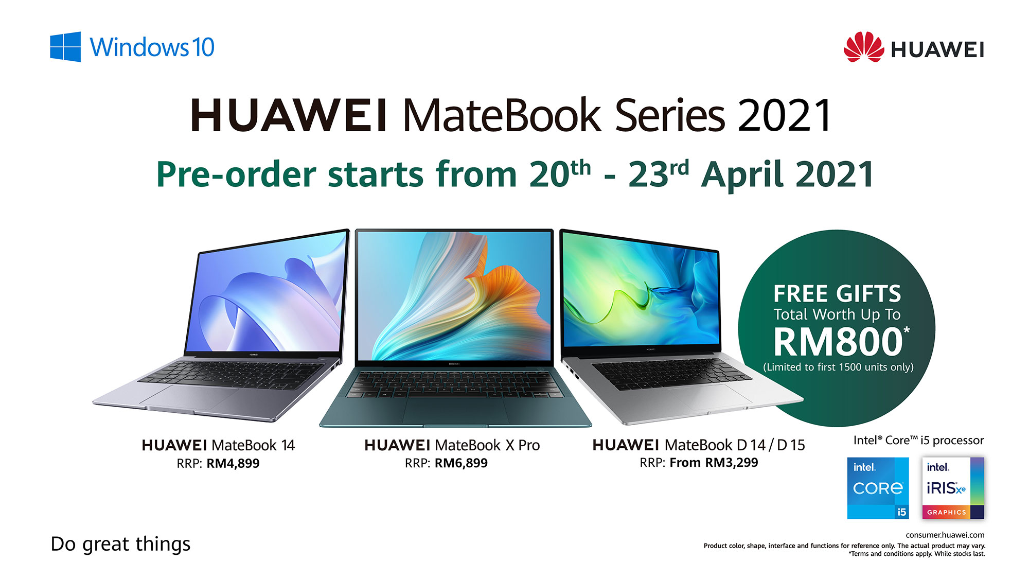 HUAWEI MateBook Series 2021 Officially Launched in Malaysia