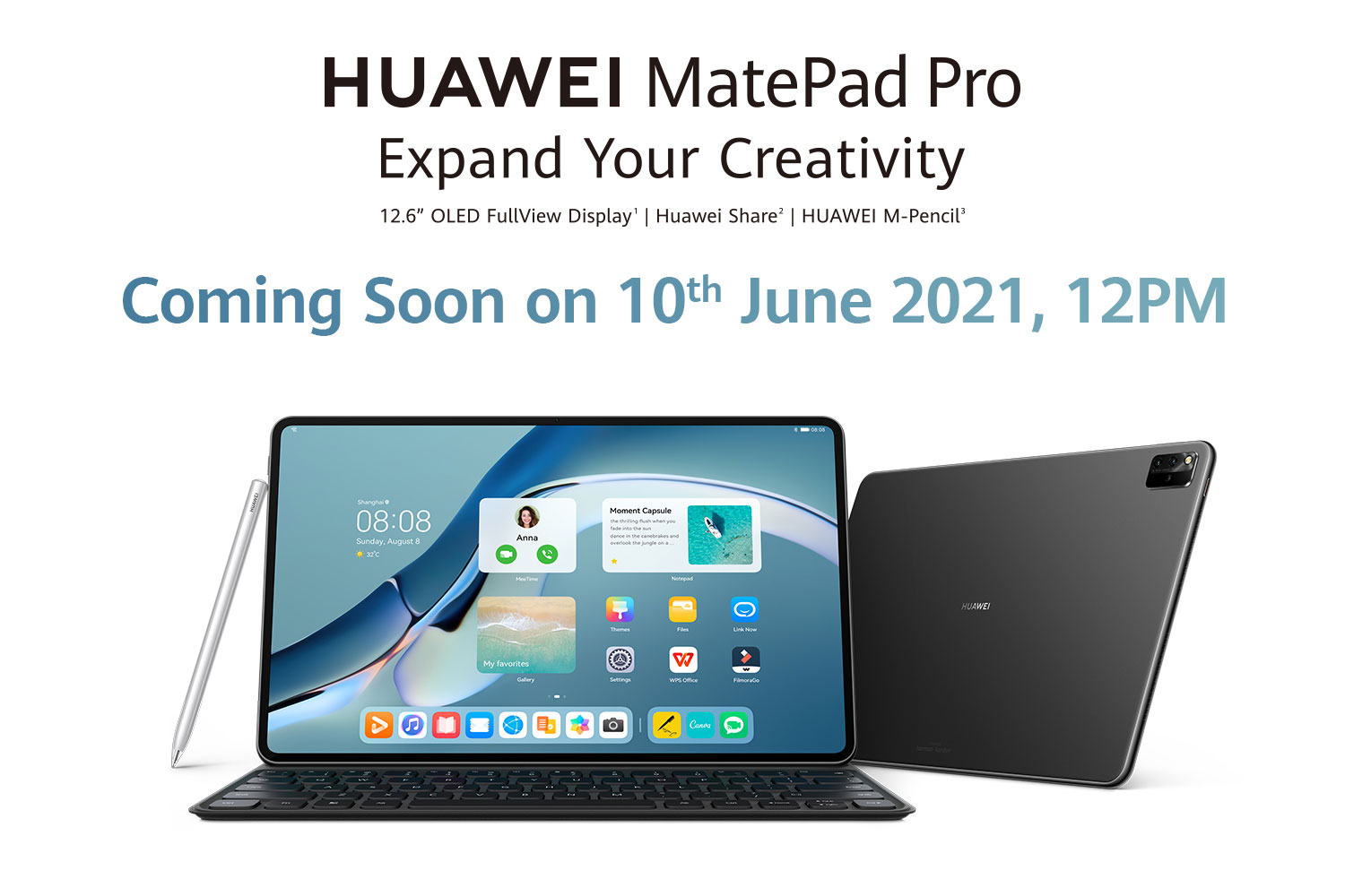 HUAWEI MatePad Pro 12.6-inch Coming on June 10th