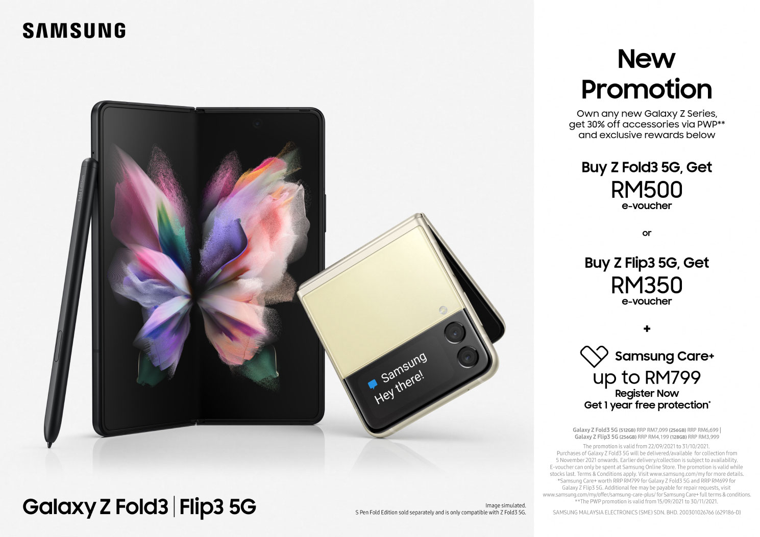 Samsung Galaxy Z Fold3 and Galaxy Z Flip3 Available in Malaysia on September 22