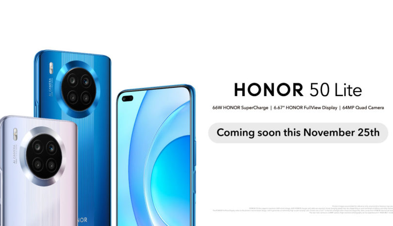 HONOR 50 Lite Coming Soon