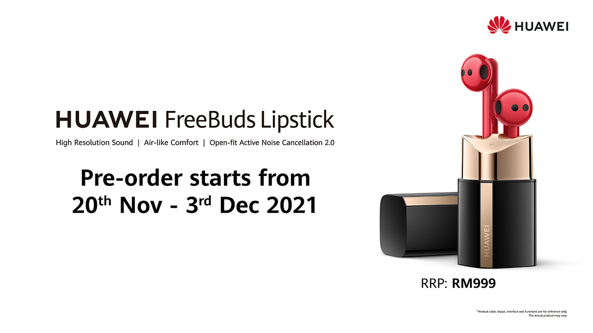 HUAWEI FreeBuds Lipstick Pre-Order