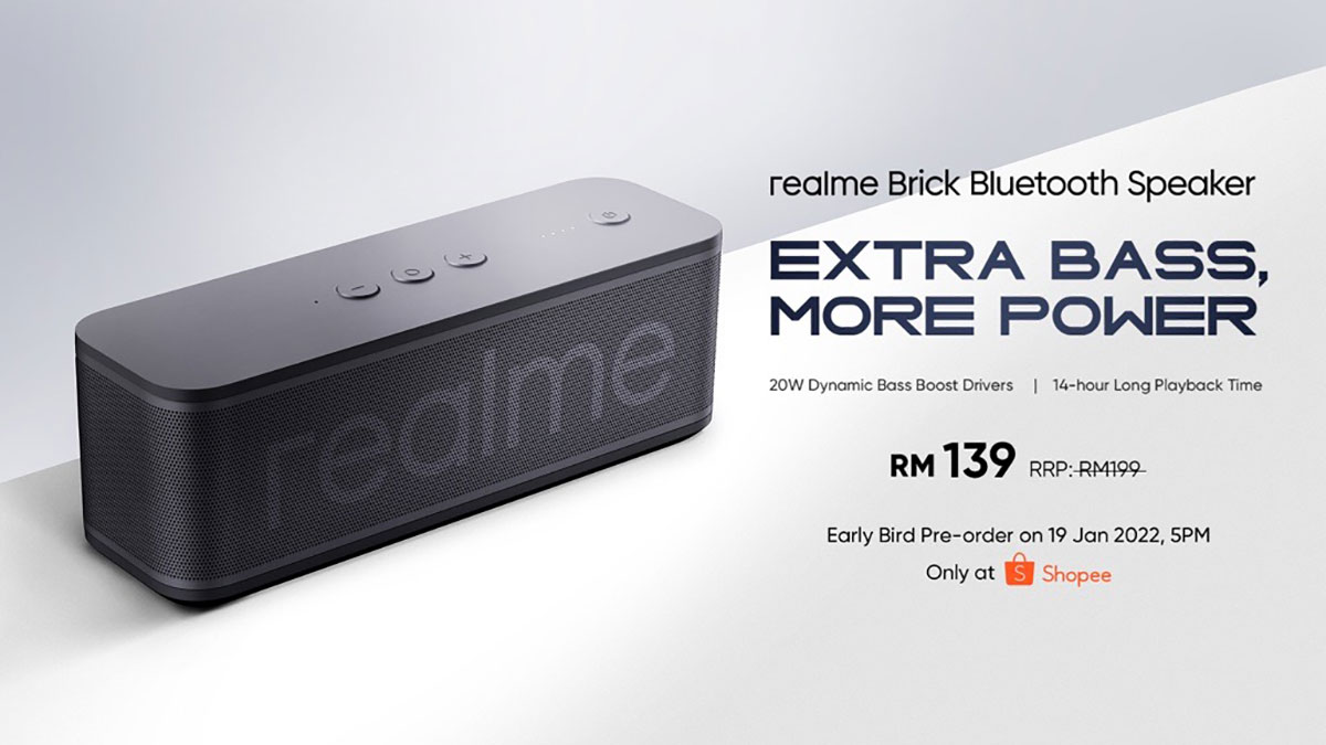 realme Brick Bluetooth Speaker Pre-Order