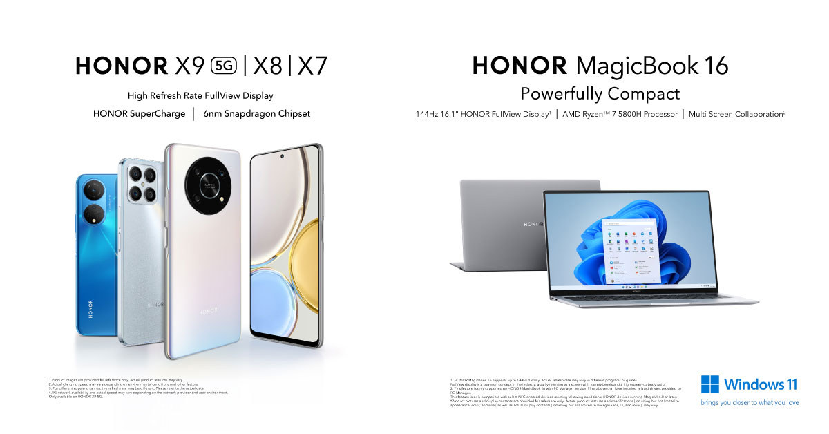 HONOR X Series and MagicBook 16