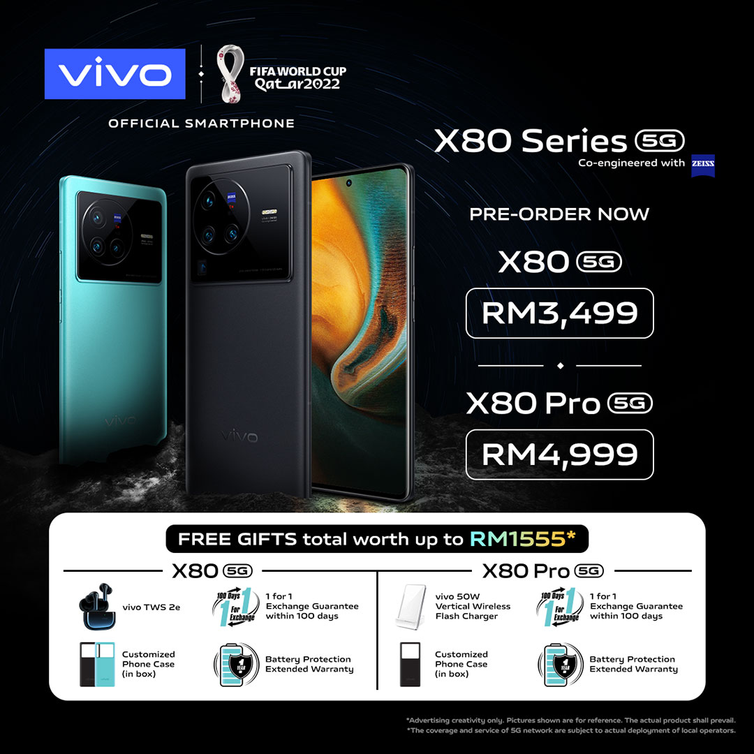 vivo X80 Series Pre-order