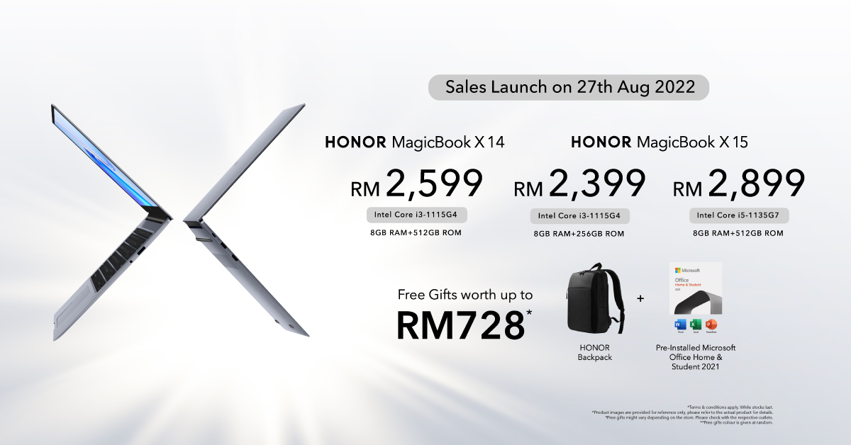 HONOR MagicBook X 14 and X 15 Prices