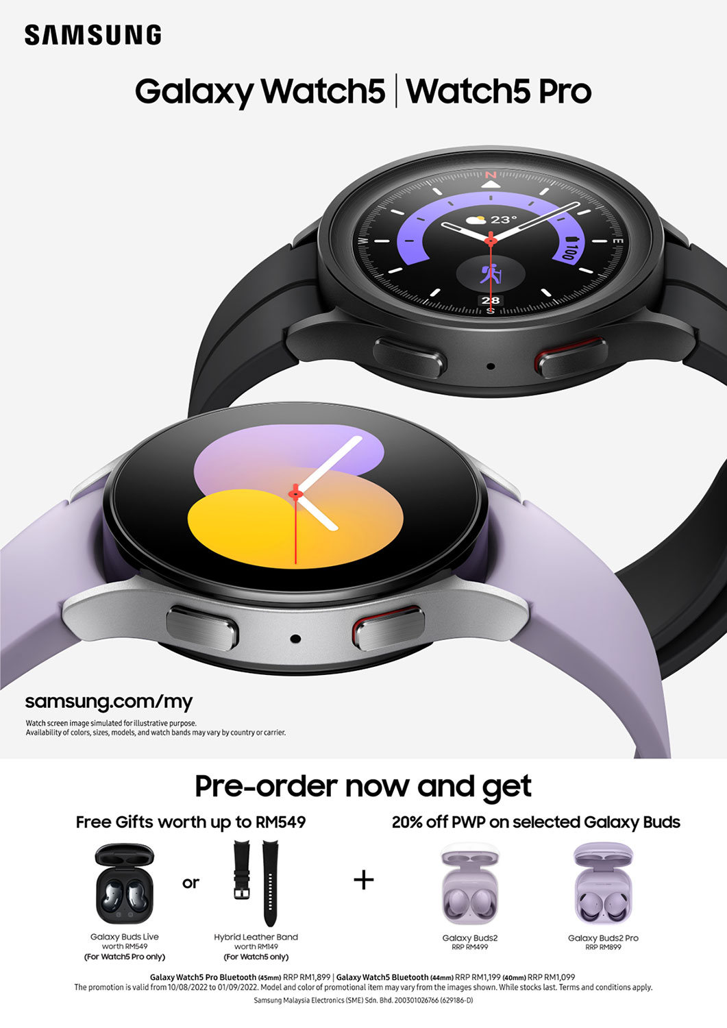 Samsung Galaxy Watch5 Series Pre-Order