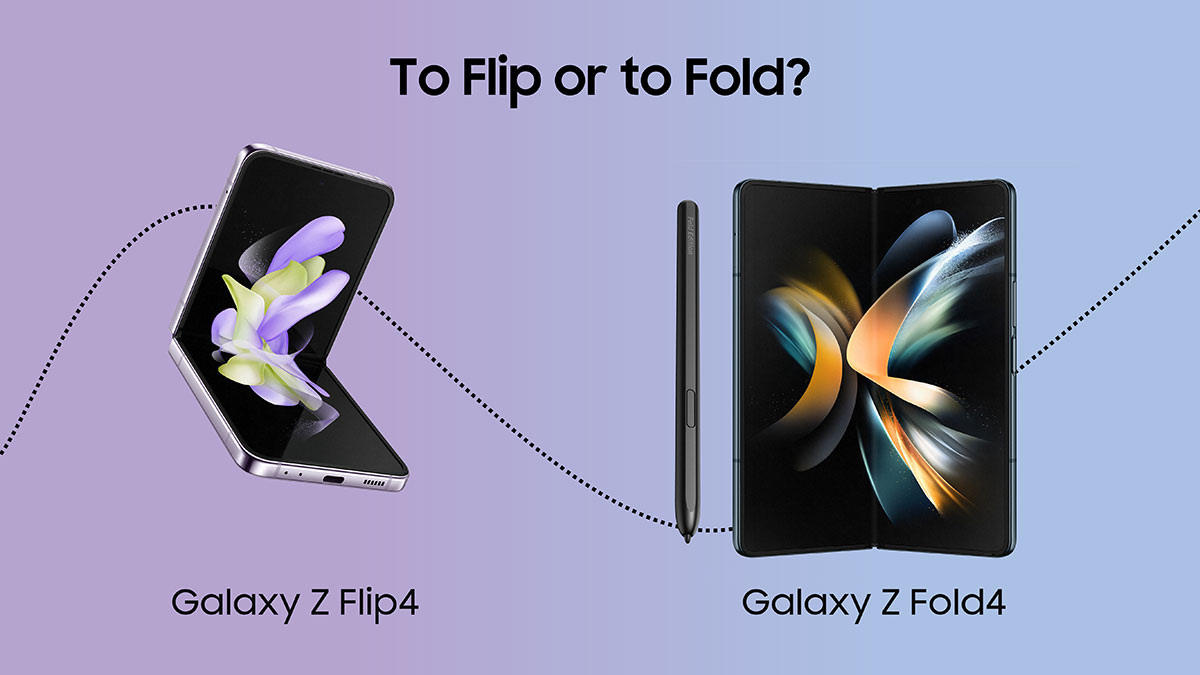 Samsung Galaxy Z Flip4 and Galaxy Z Fold4 - To Flip or to Fold_1