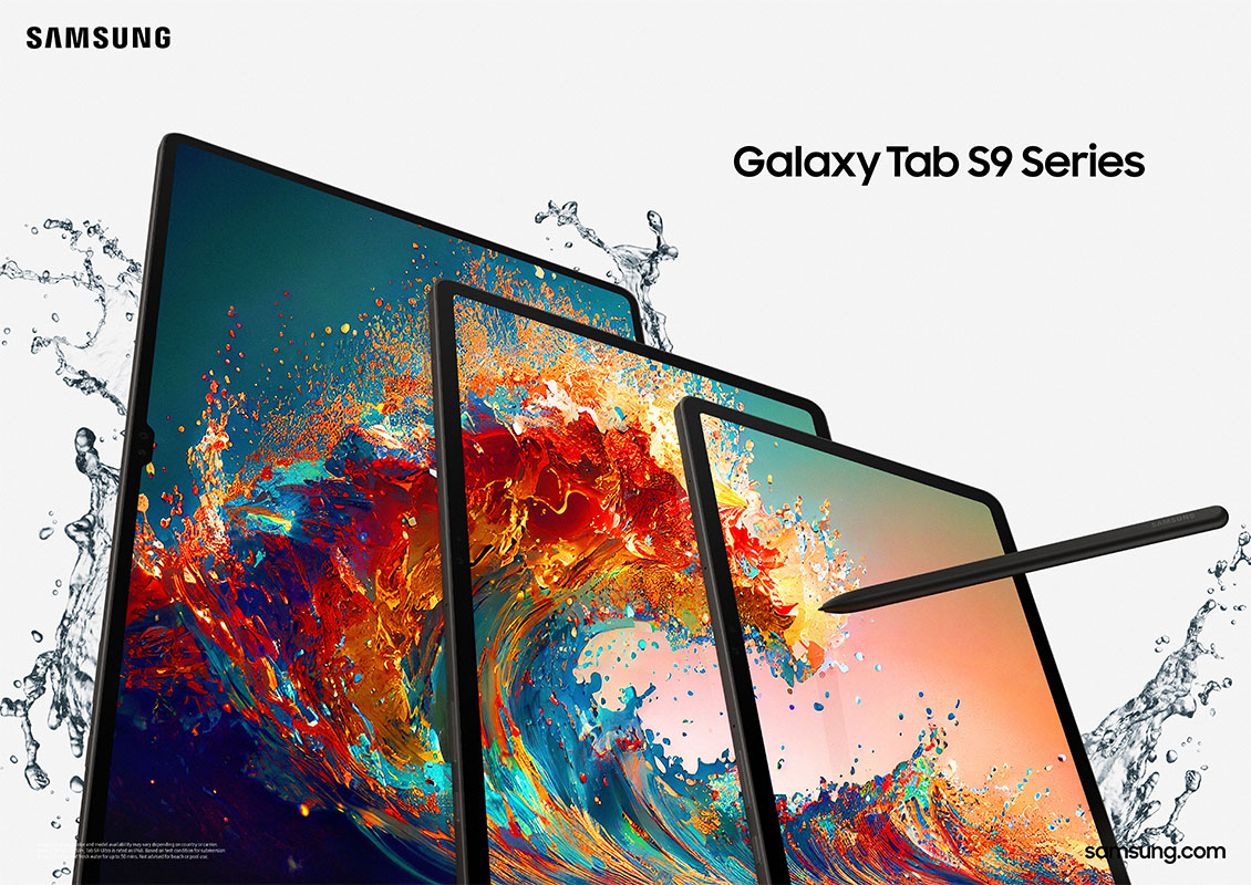 Samsung Galaxy Tab S9 Series Goes Official with IP68 Rating