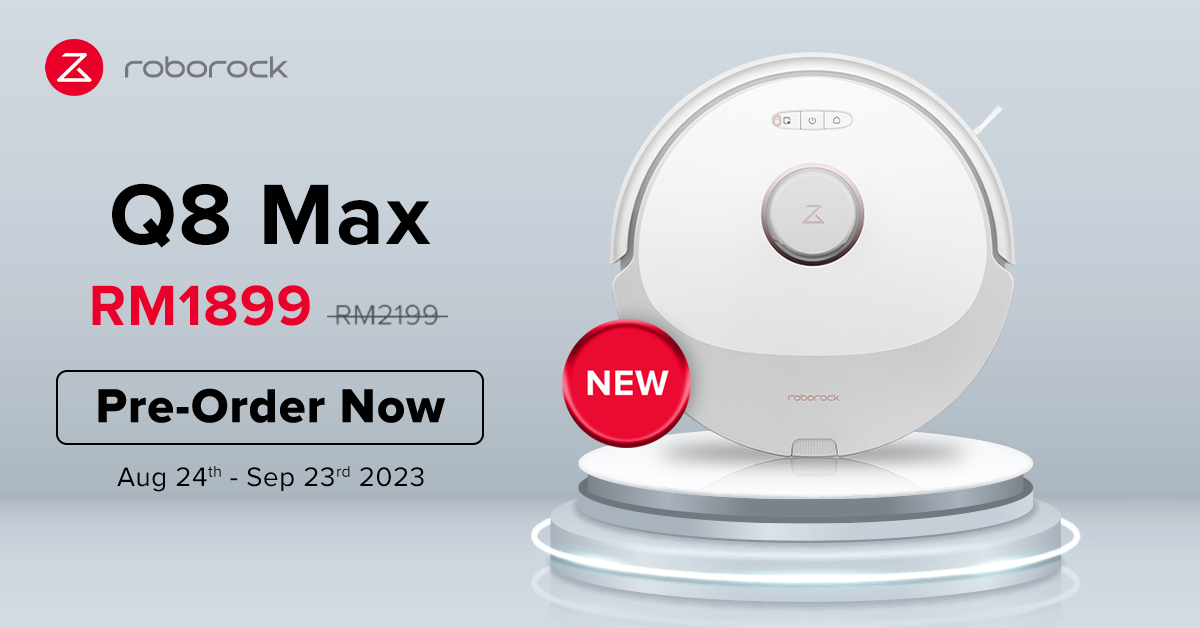 Roborock Q8 Max Now Available for Pre-Order