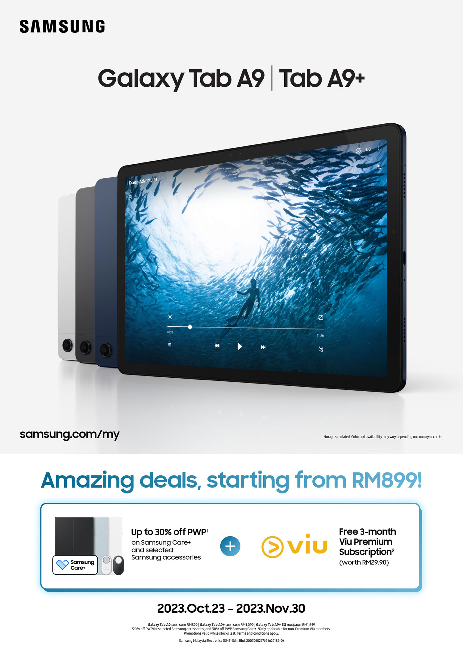 Samsung Galaxy Tab A9 Series Launch Promo