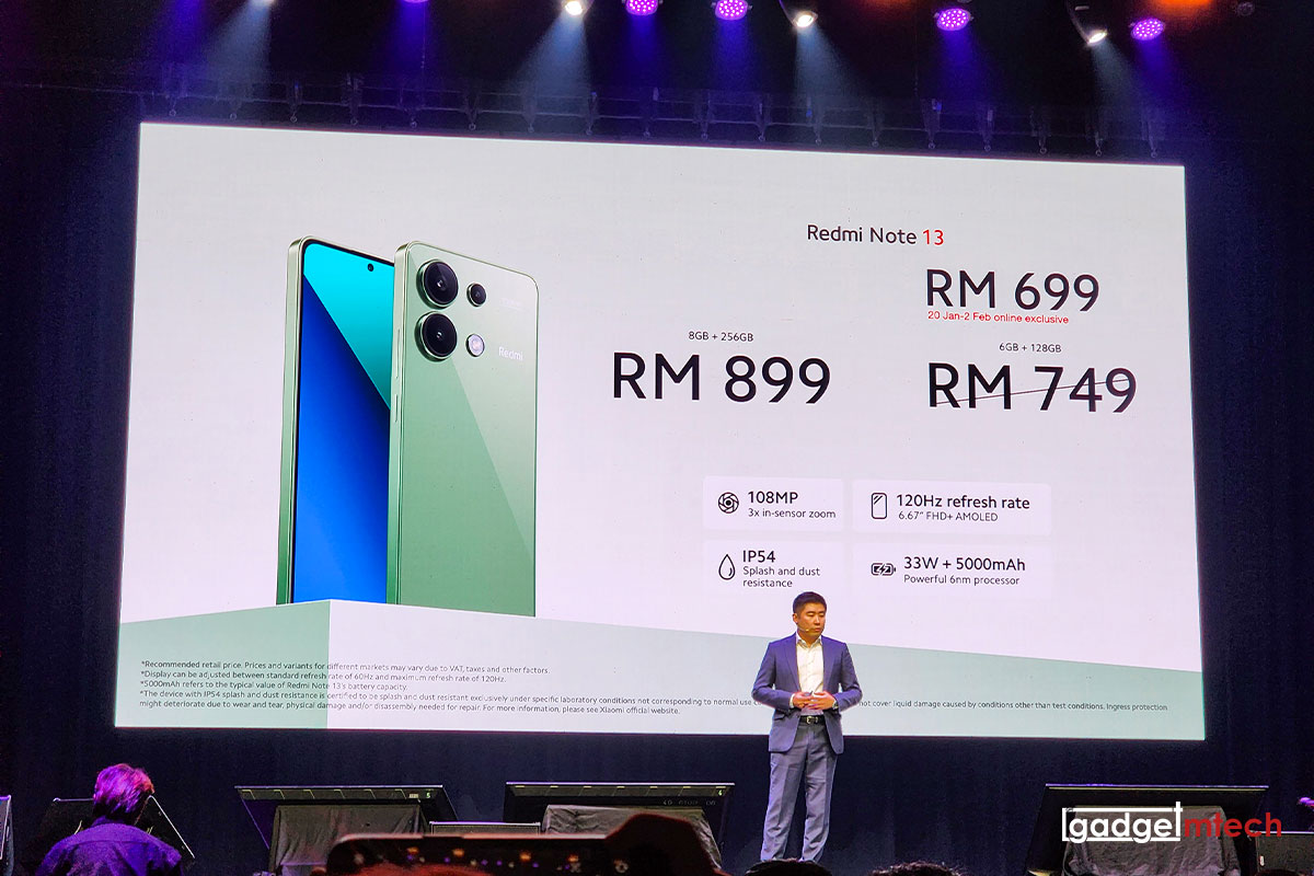 Redmi Note 13 Pricing
