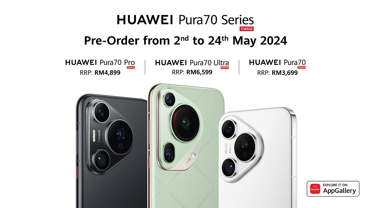 HUAWEI Pura 70 Series Now Available for Pre-Order