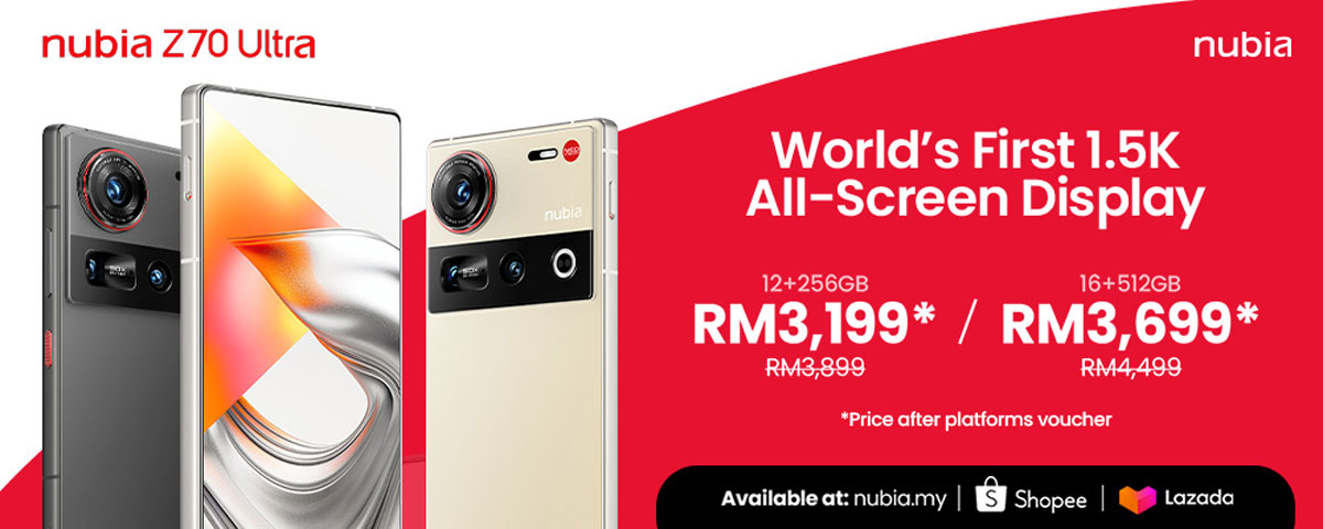 nubia Z70 Ultra Malaysia