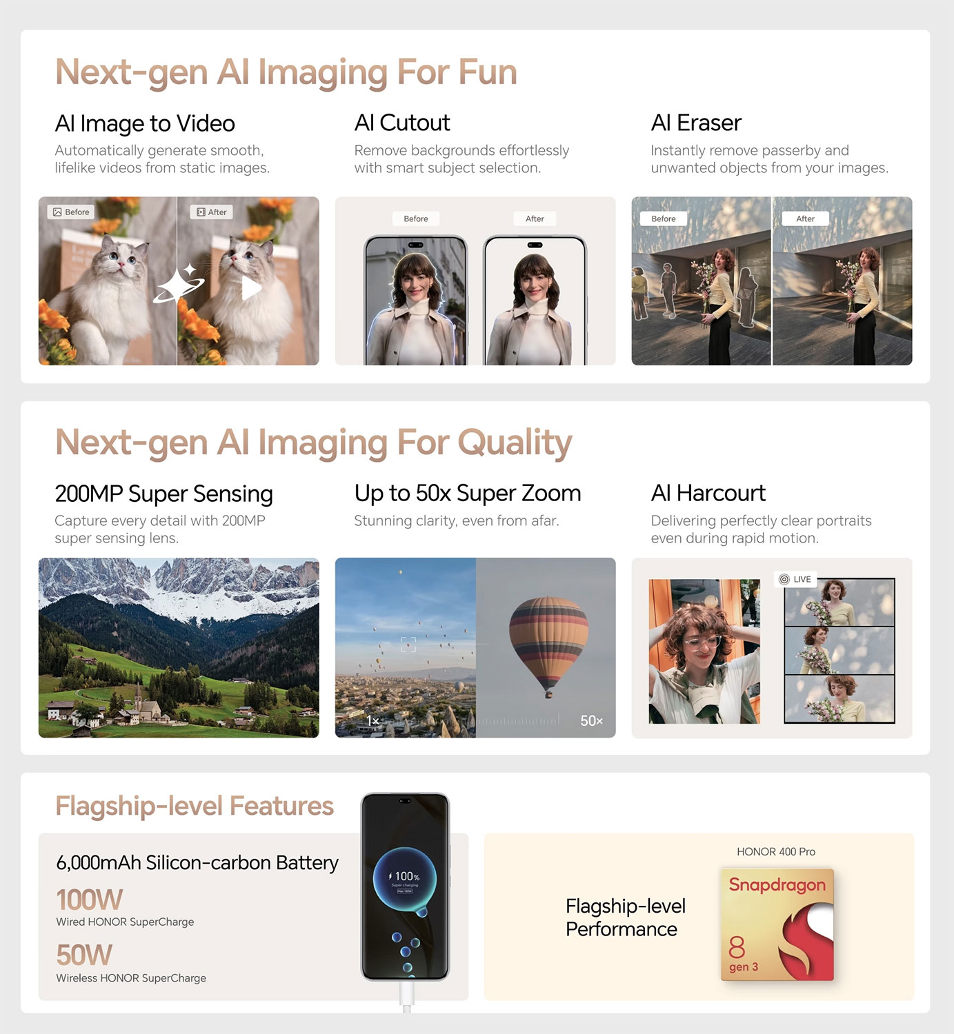 HONOR 400 Pro Features